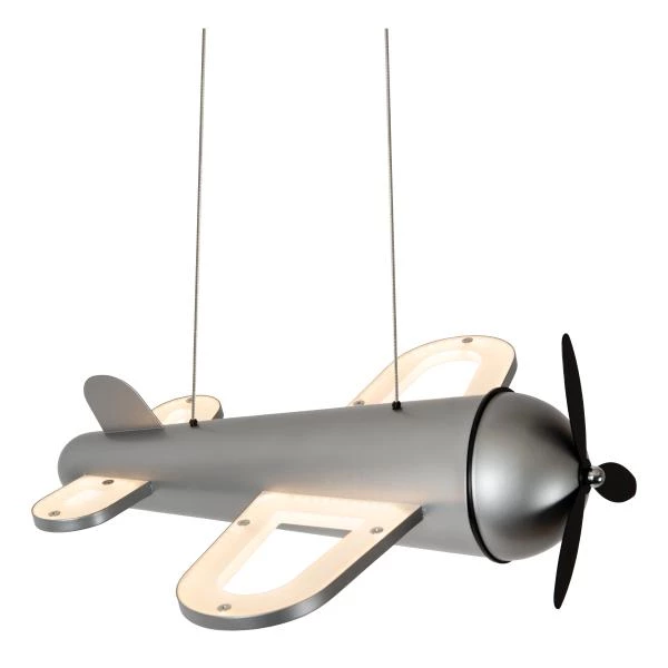 Lucide FOKKER - Pendelleuchten Kinderzimmer - LED - 1x28W 2500K - Grauguss - detail 2